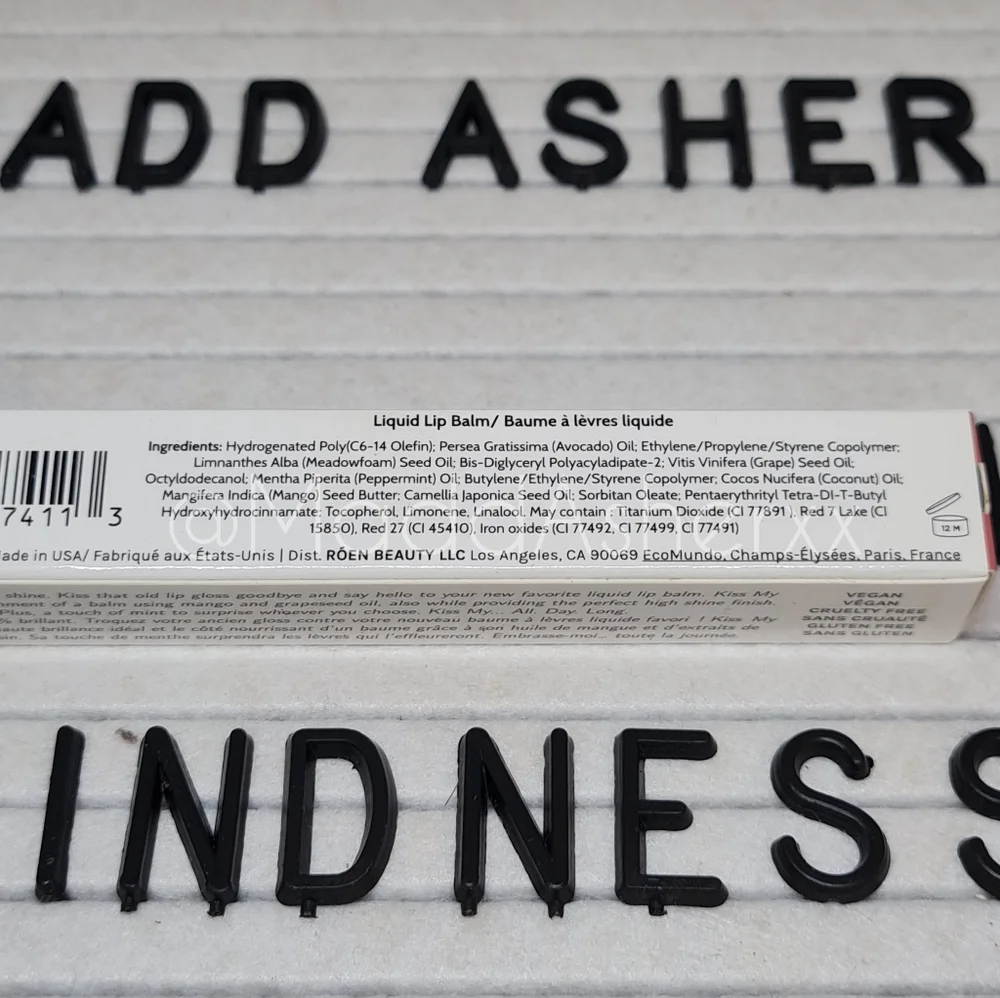 Róen Beauty: Kiss My Liquid Lip Balm -BNIB!
